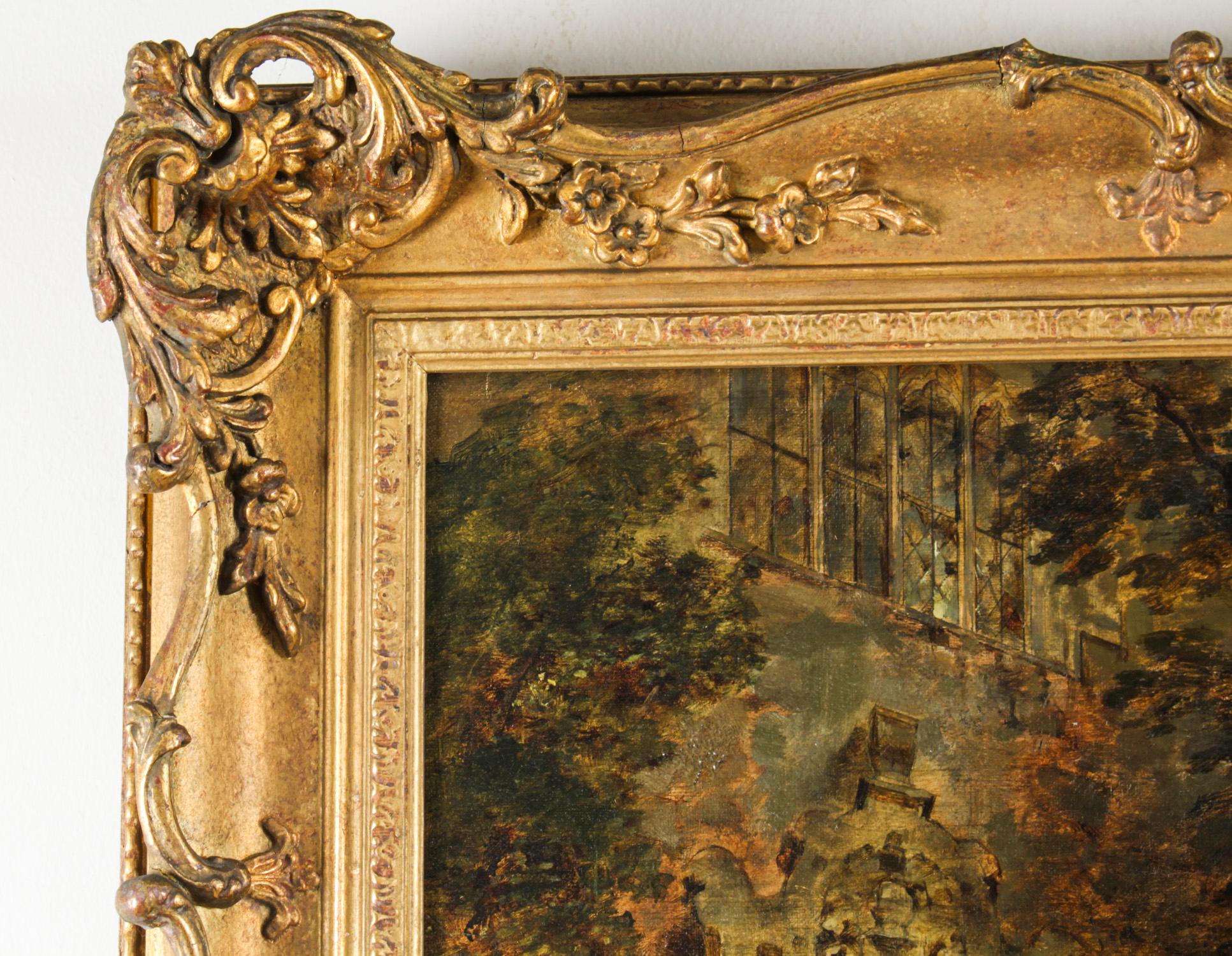 Antique Oil on Canvas Painting by Daniel Pasmore 1873 19thC 5