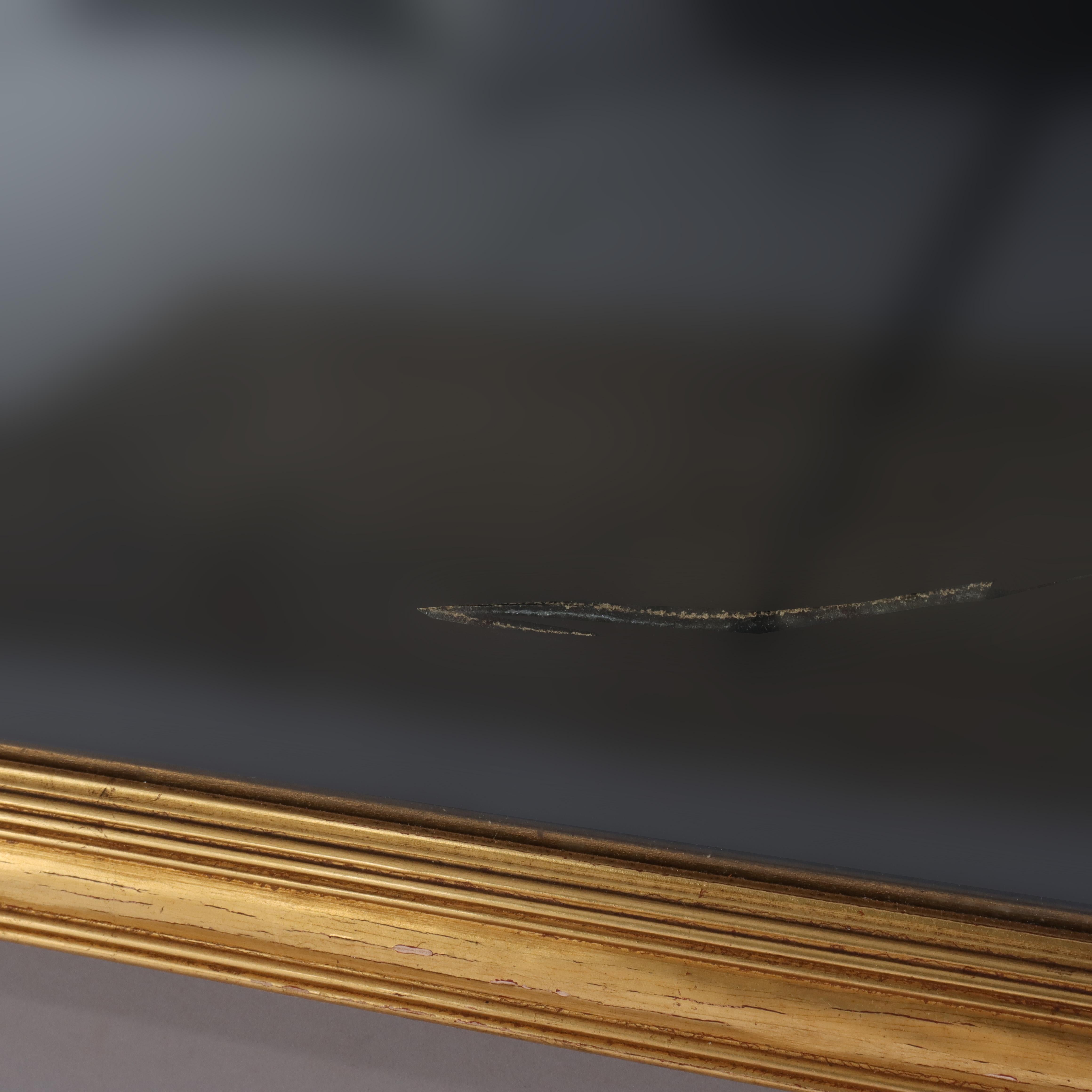 20i�ème siècle Peinture ancienne à l'huile sur toile d'un gentleman distingué par Dalbey C1906 en vente