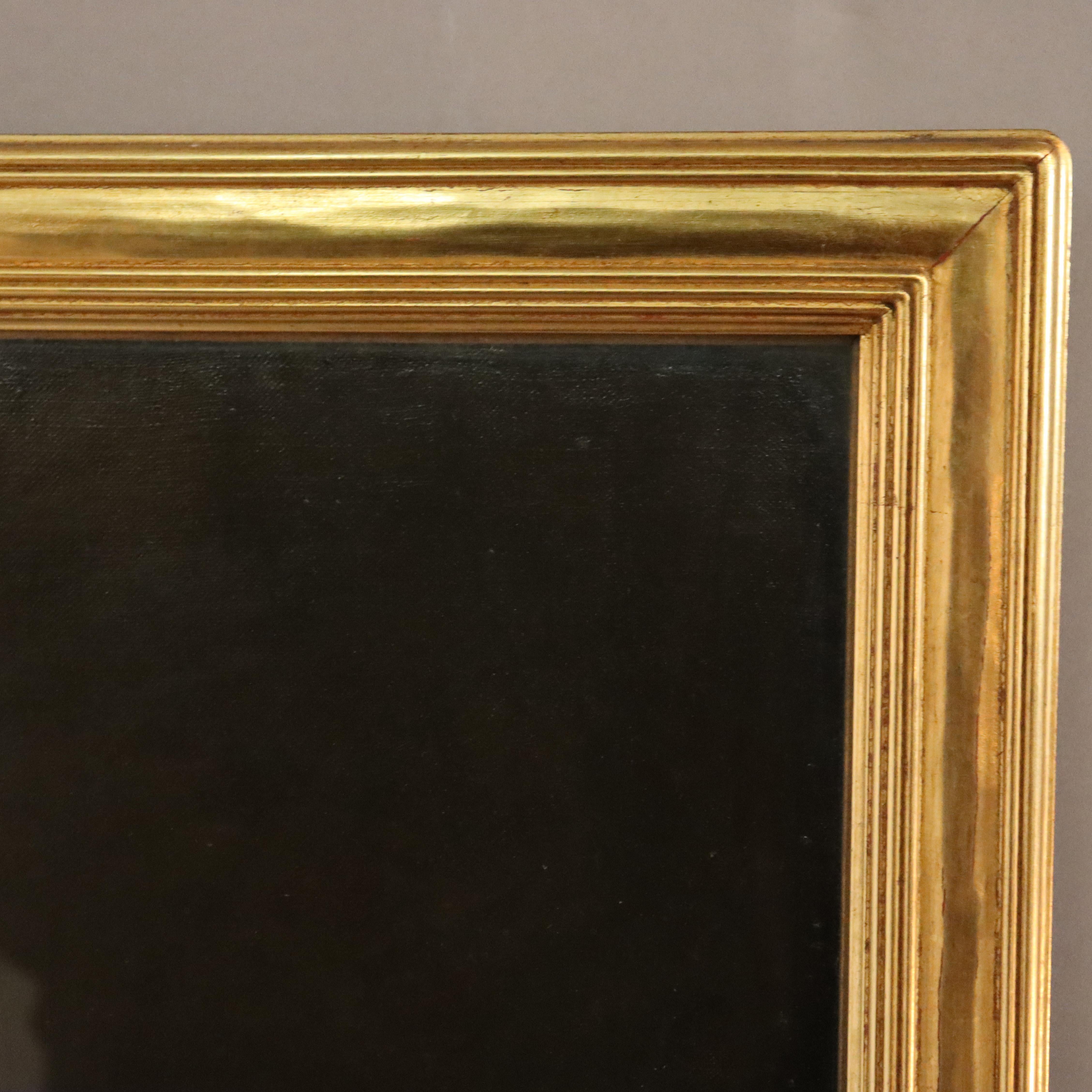 Peinture ancienne à l'huile sur toile d'un gentleman distingué par Dalbey C1906 en vente 4