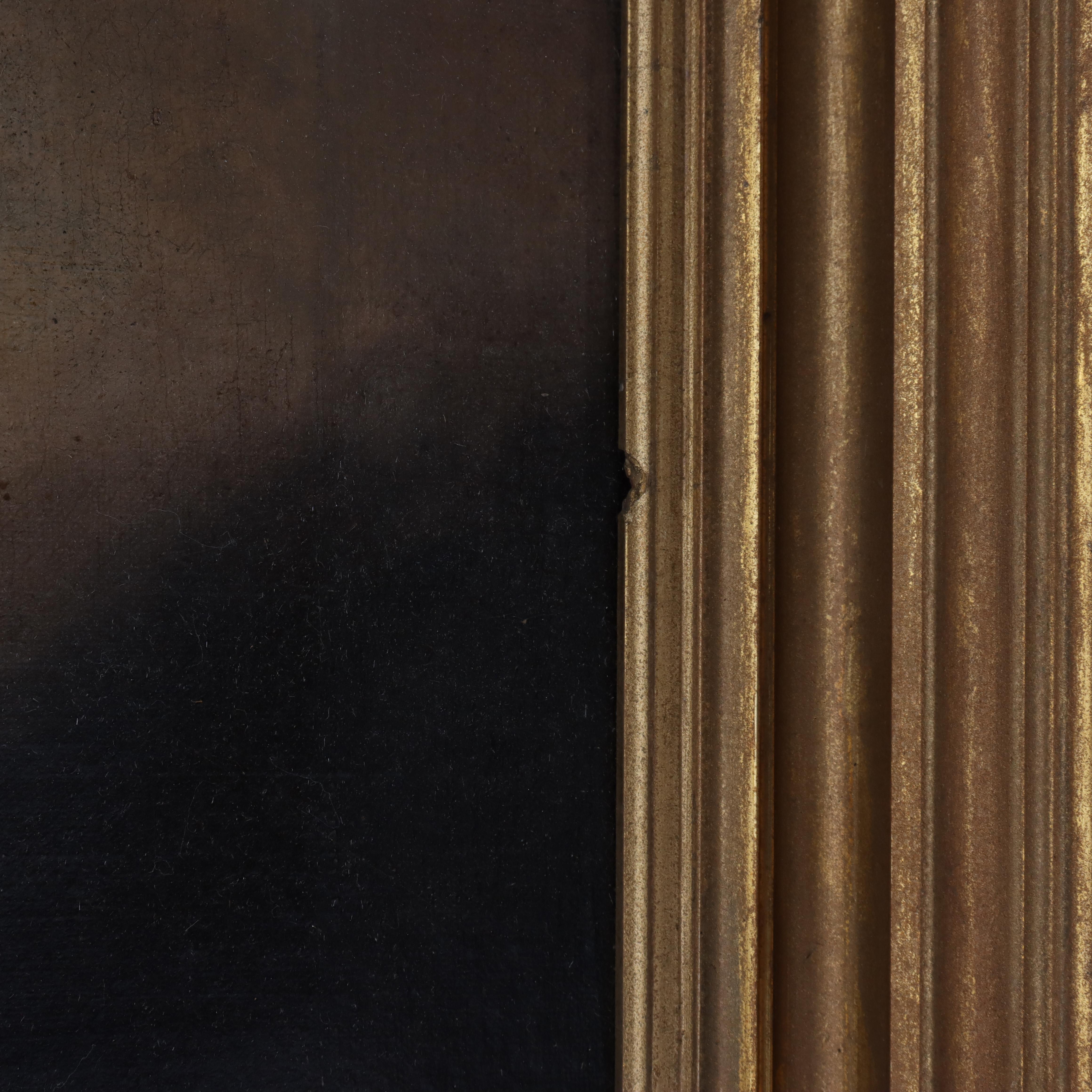 Antike Öl auf Leinwand Gemälde, Porträt eines Gelehrten, C1830 im Angebot 8