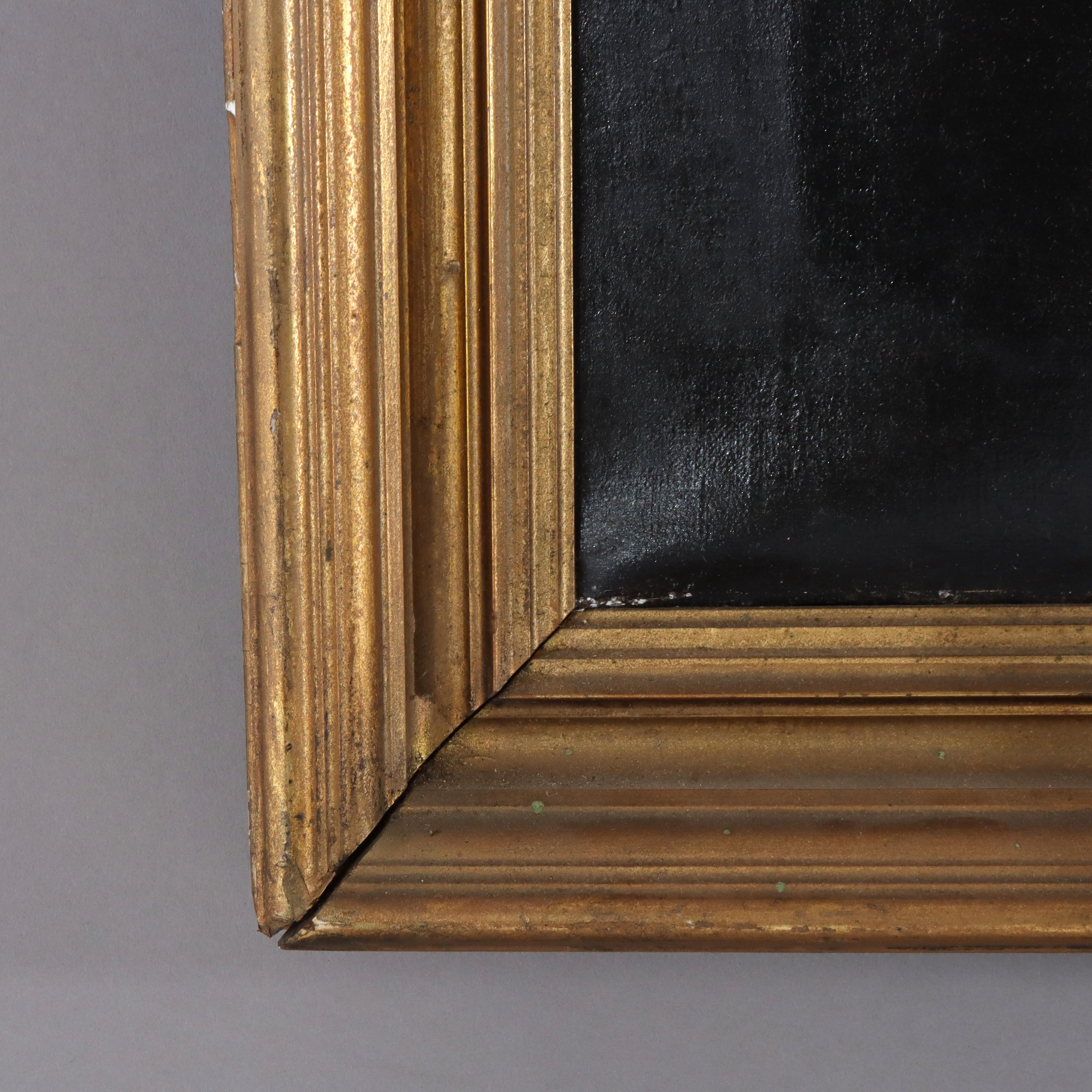 Antike Öl auf Leinwand Gemälde, Porträt eines Gelehrten, C1830 im Angebot 2