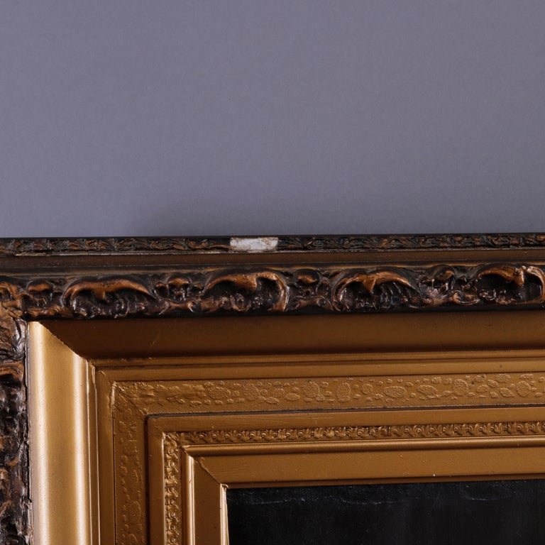 Antique Oil on Canvas Portrait of a Gentleman Baron, circa 1870 at 1stDibs