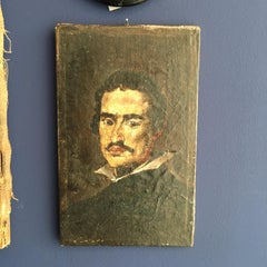 Antique Oil on Canvas, Unknown Scholar, Italy 19th Century