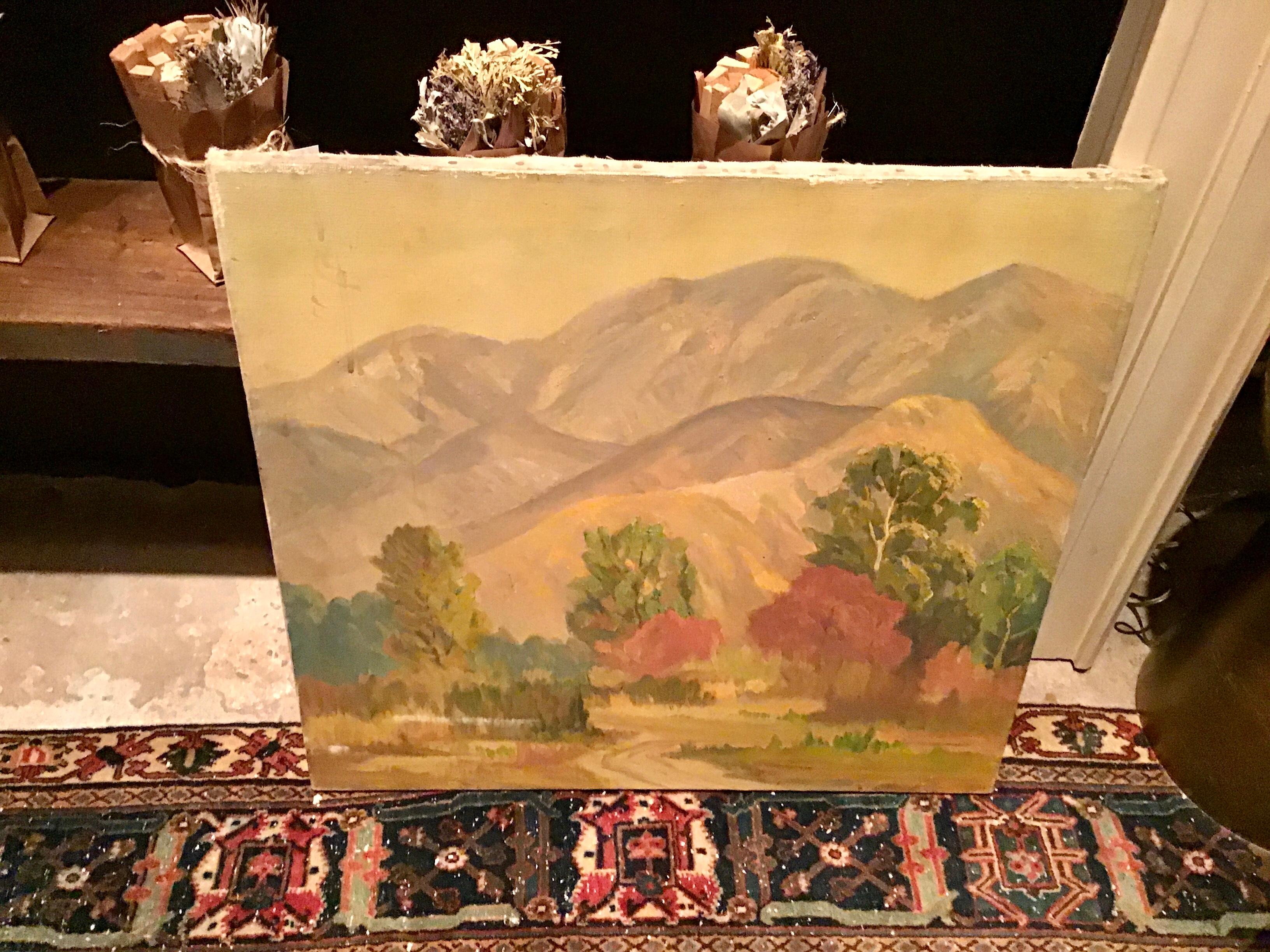 Oiled Antique Oil Painting