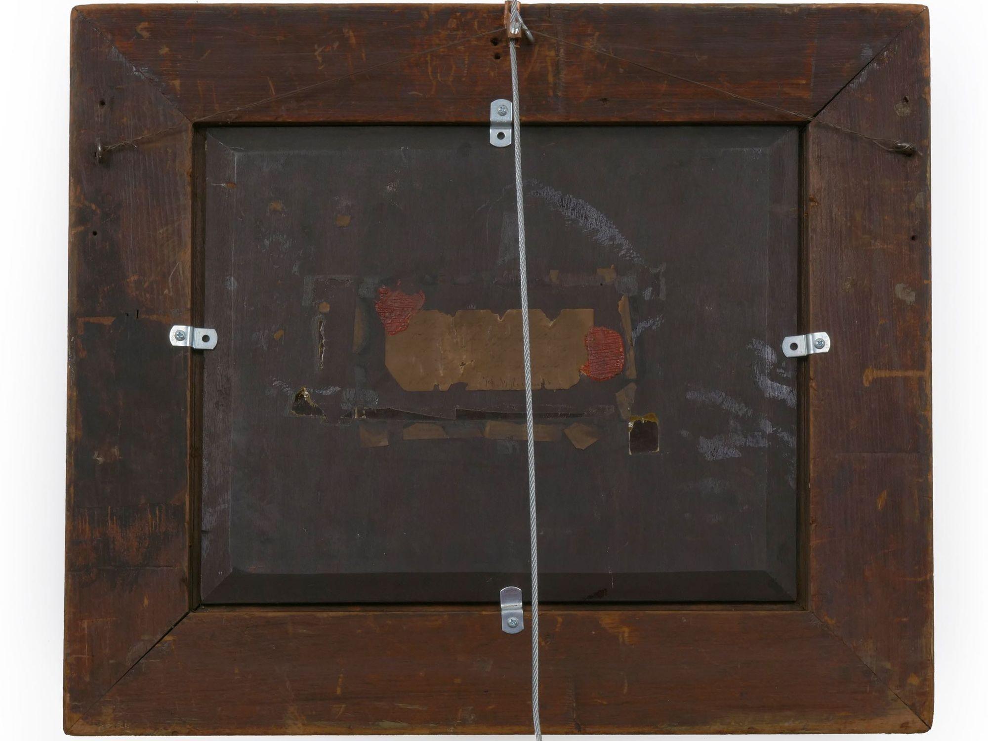 Antico dipinto a olio di 