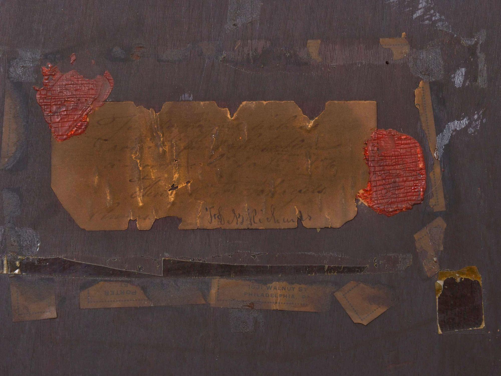 Antico dipinto a olio di 