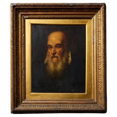 Peinture à l'huile ancienne de Galileo d'après Justus Sustermans