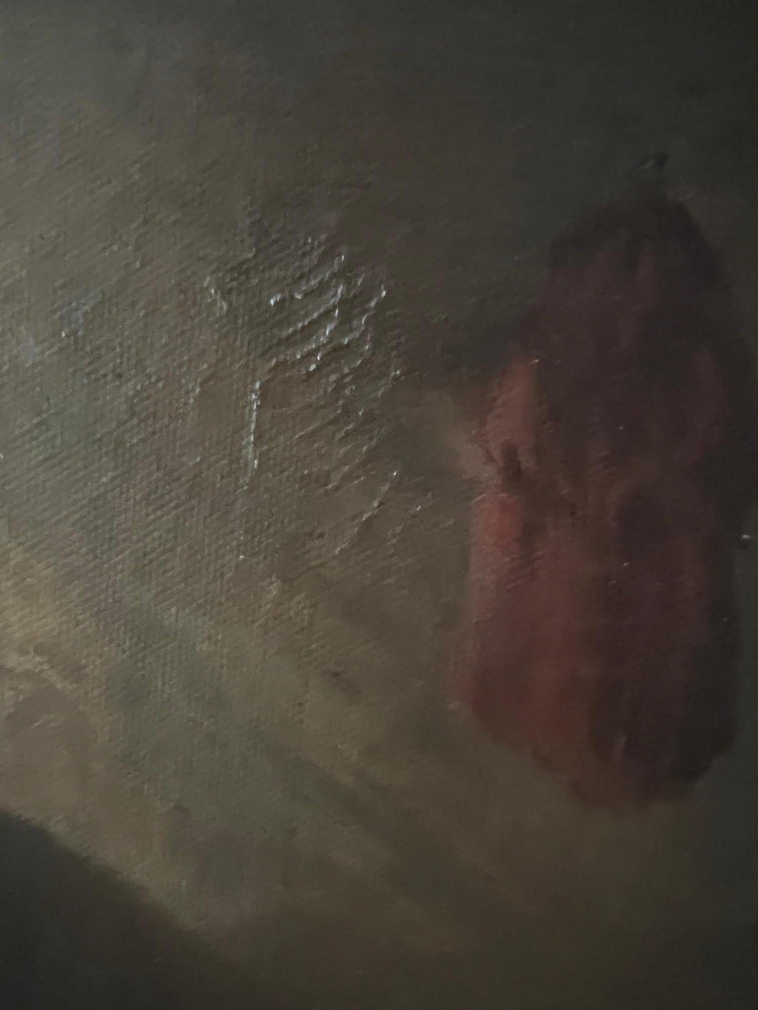 Antique Oil Painting of Interior Scene, Signed A. Hart, 1892 For Sale 9