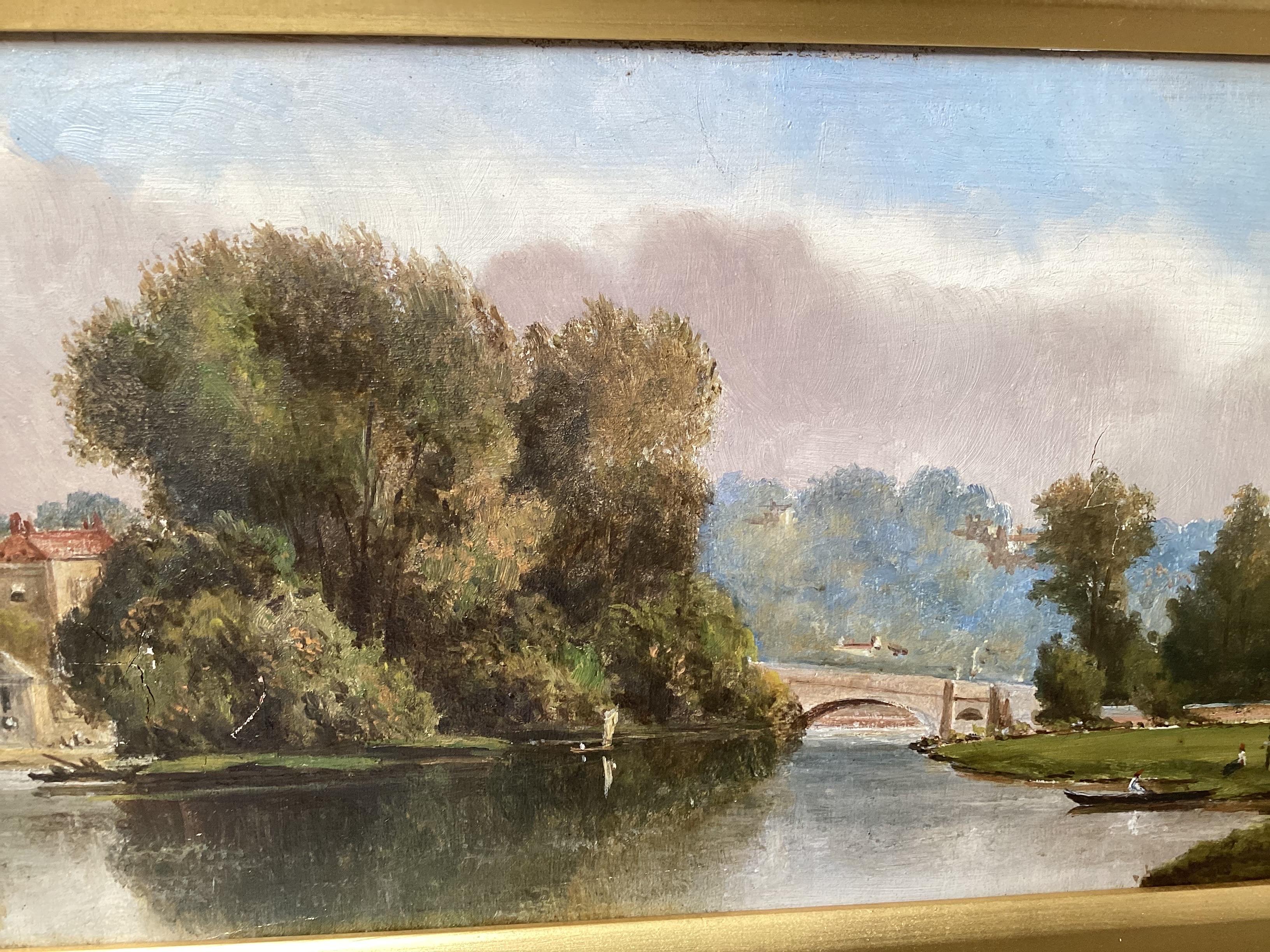 Antiguo cuadro al óleo sobre tabla de la English School Inglés en venta