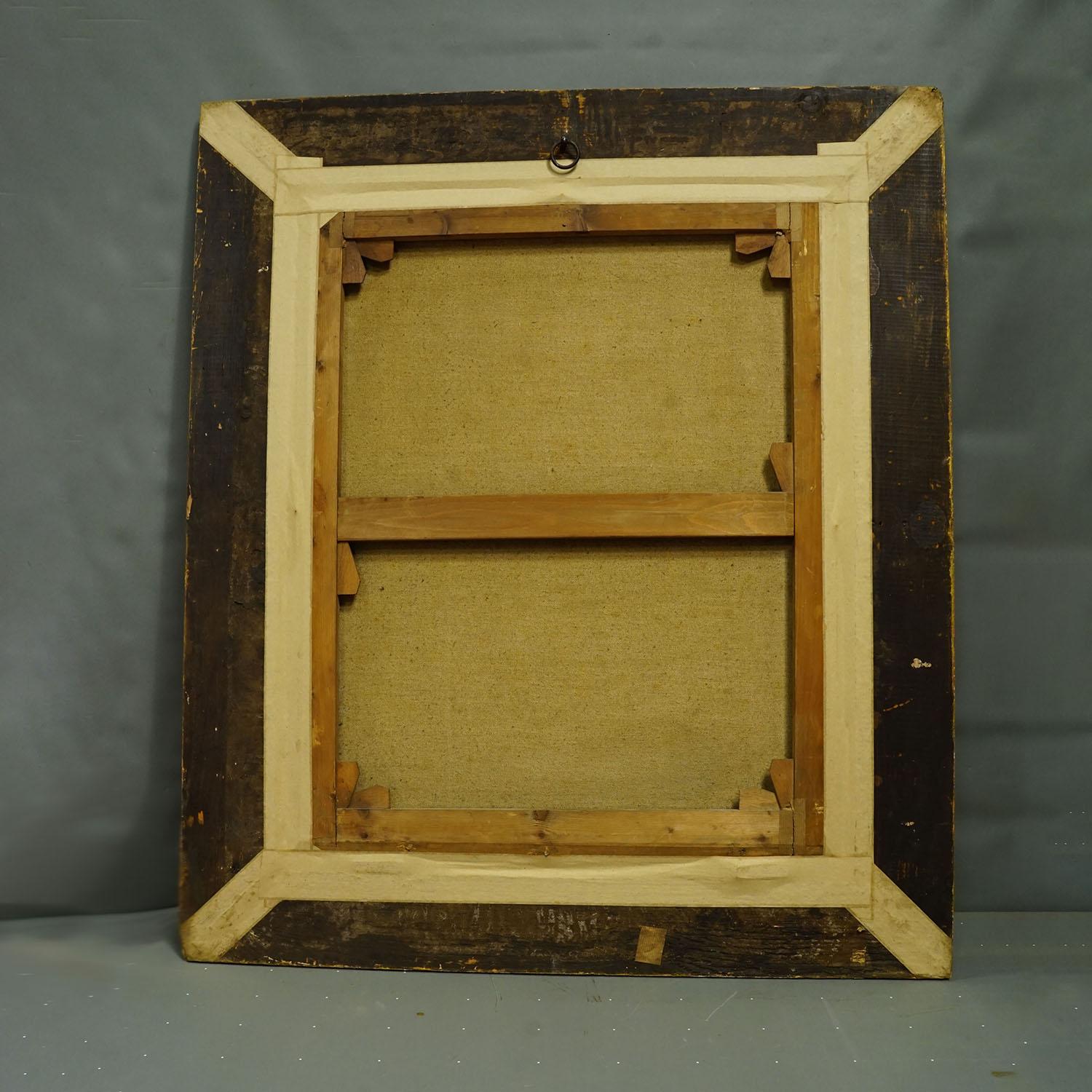 Antikes Ölgemälde Porträt eines volkstümlichen Österreichers, Wien 1892 im Angebot 2