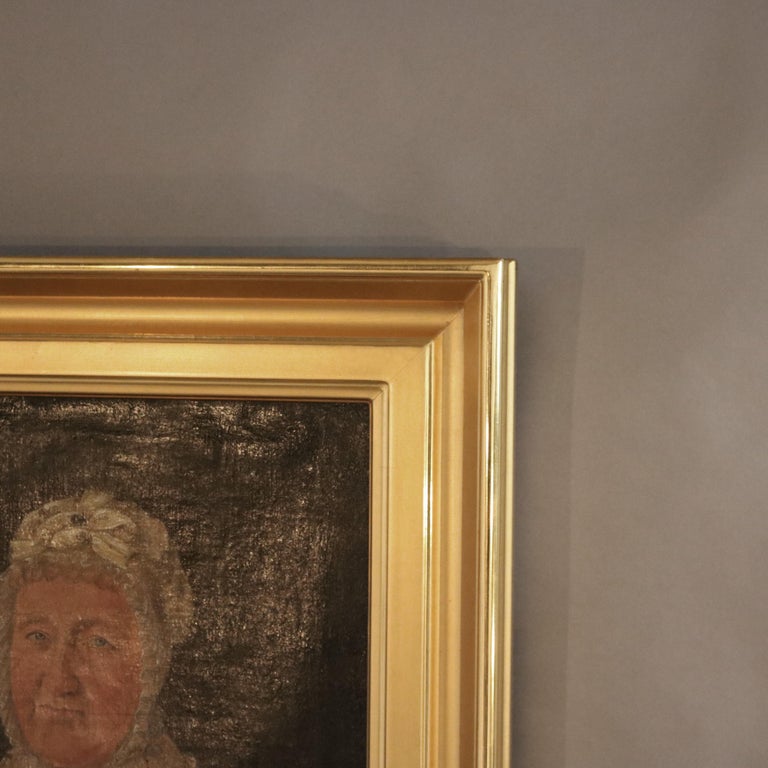 Antique Oil Painting, Portrait of a Woman, Mid-19th Century For Sale at ...