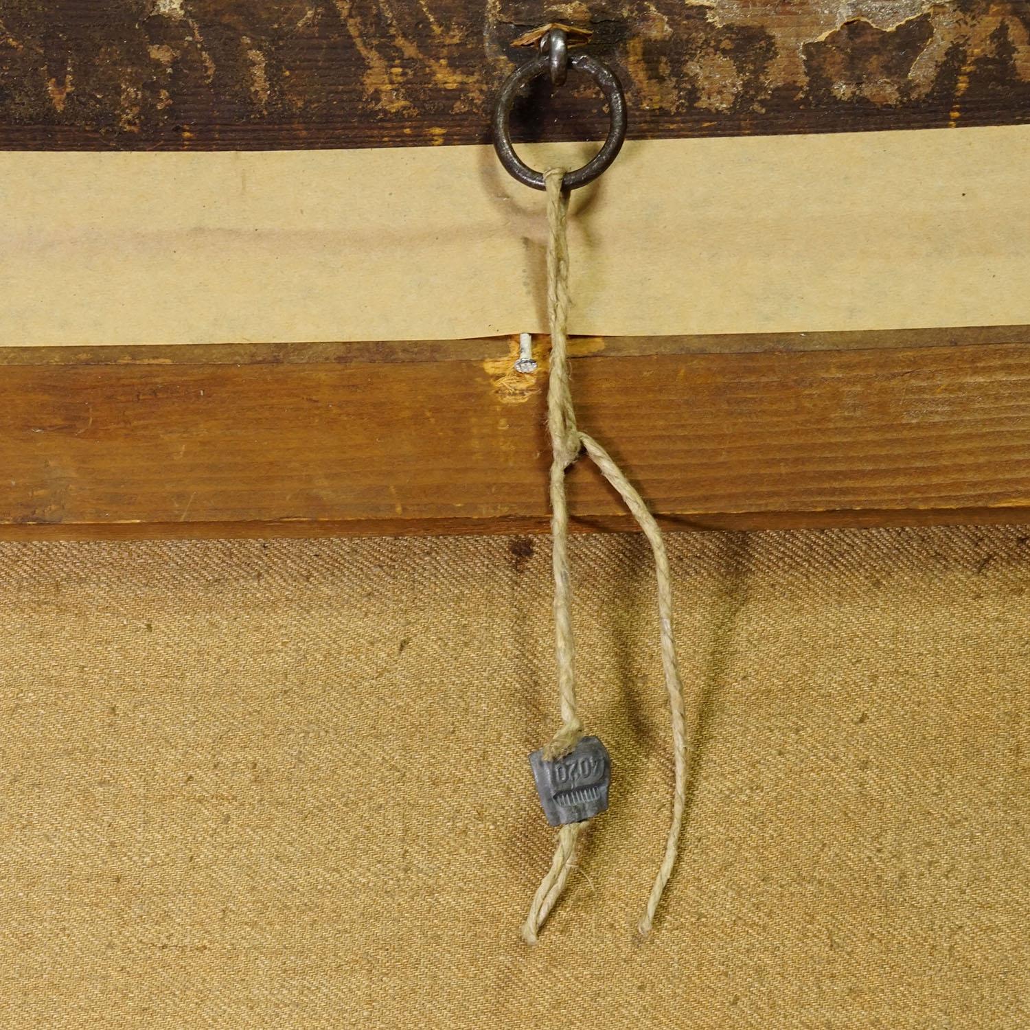 Peinture à l'huile ancienne Portrait d'une jeune femme victorienne, Vienne 1892 en vente 3