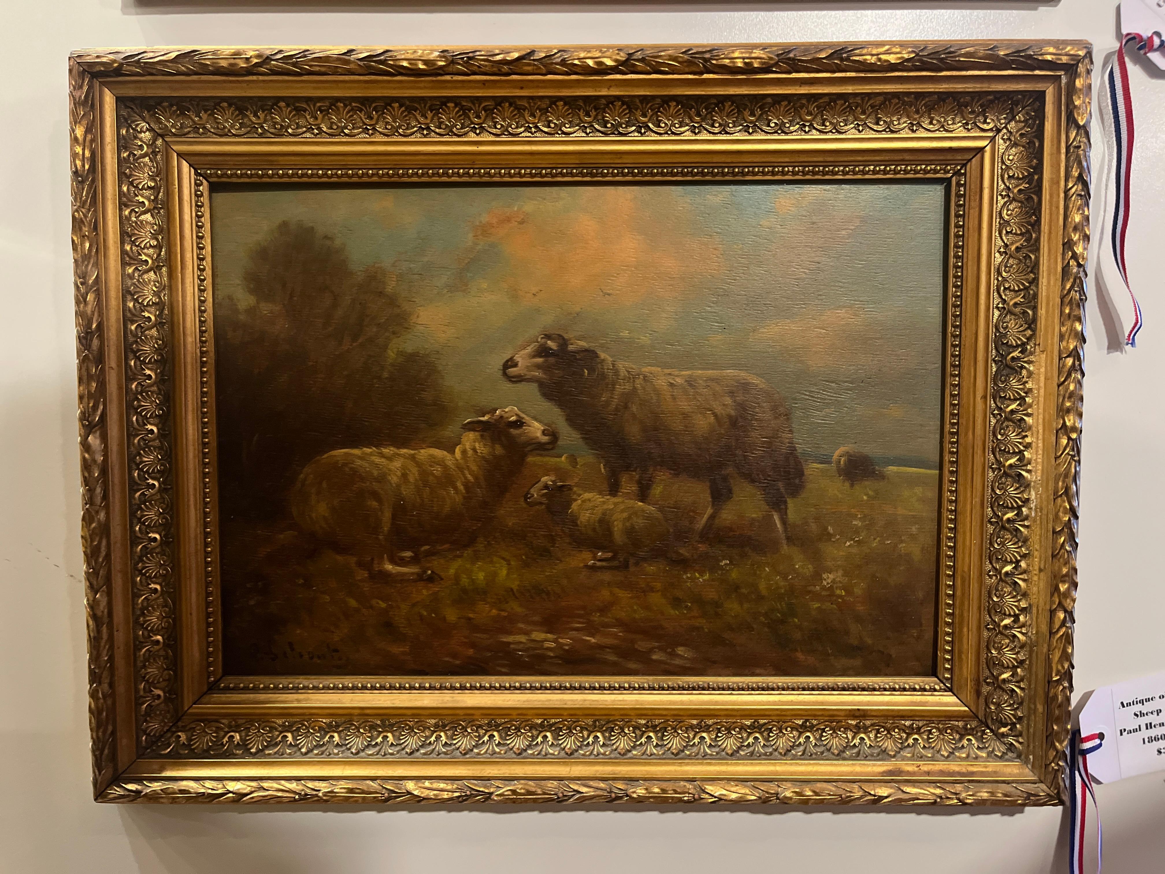 Antico dipinto a olio Pecora e agnello Paul Henry Schouten 1860-1922
Bellissimo quadro acquistato in Francia. Usura appropriata all'età, vedi foto dettagliate o scrivici per qualsiasi domanda. 