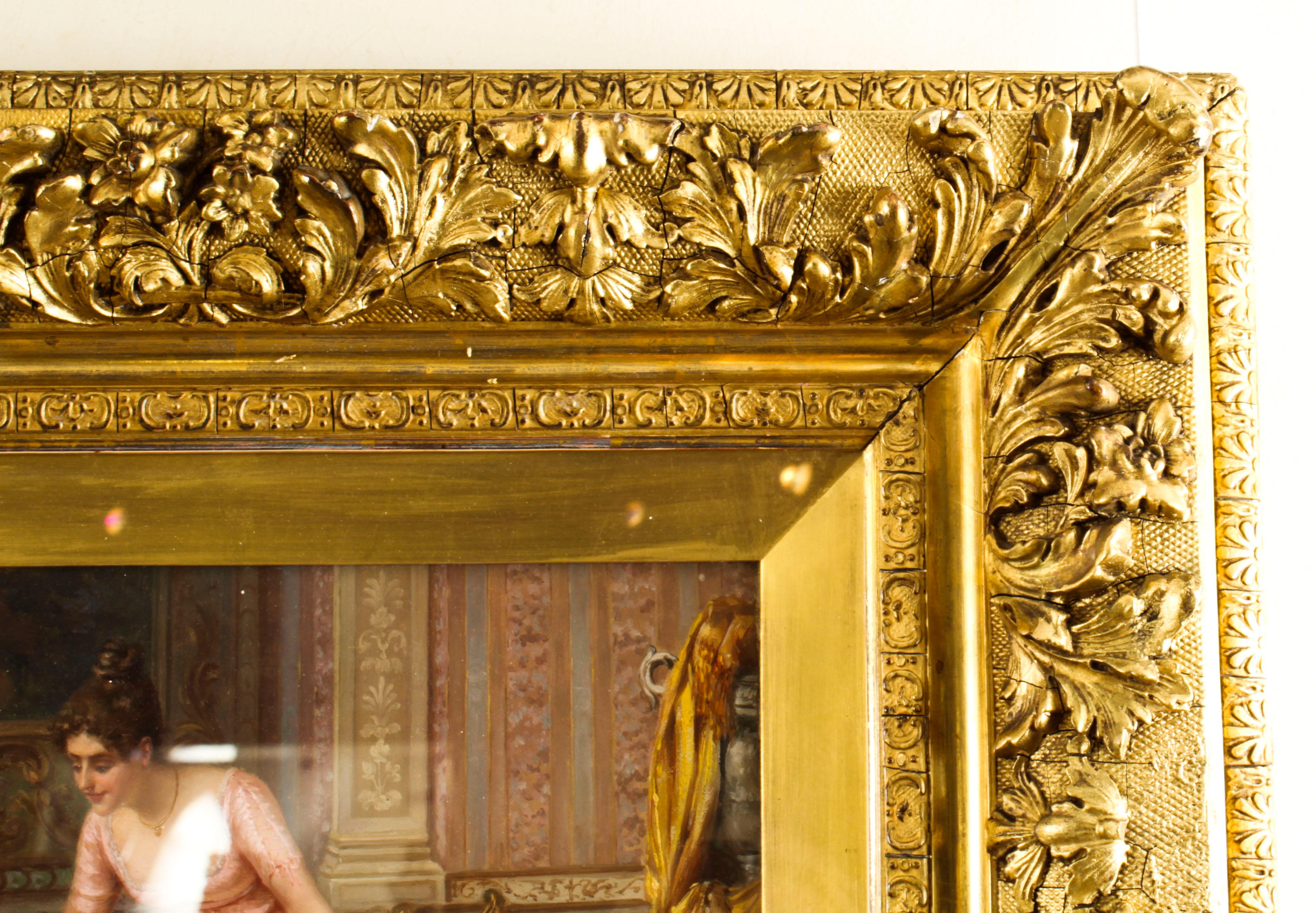 Antique Oil Painting 