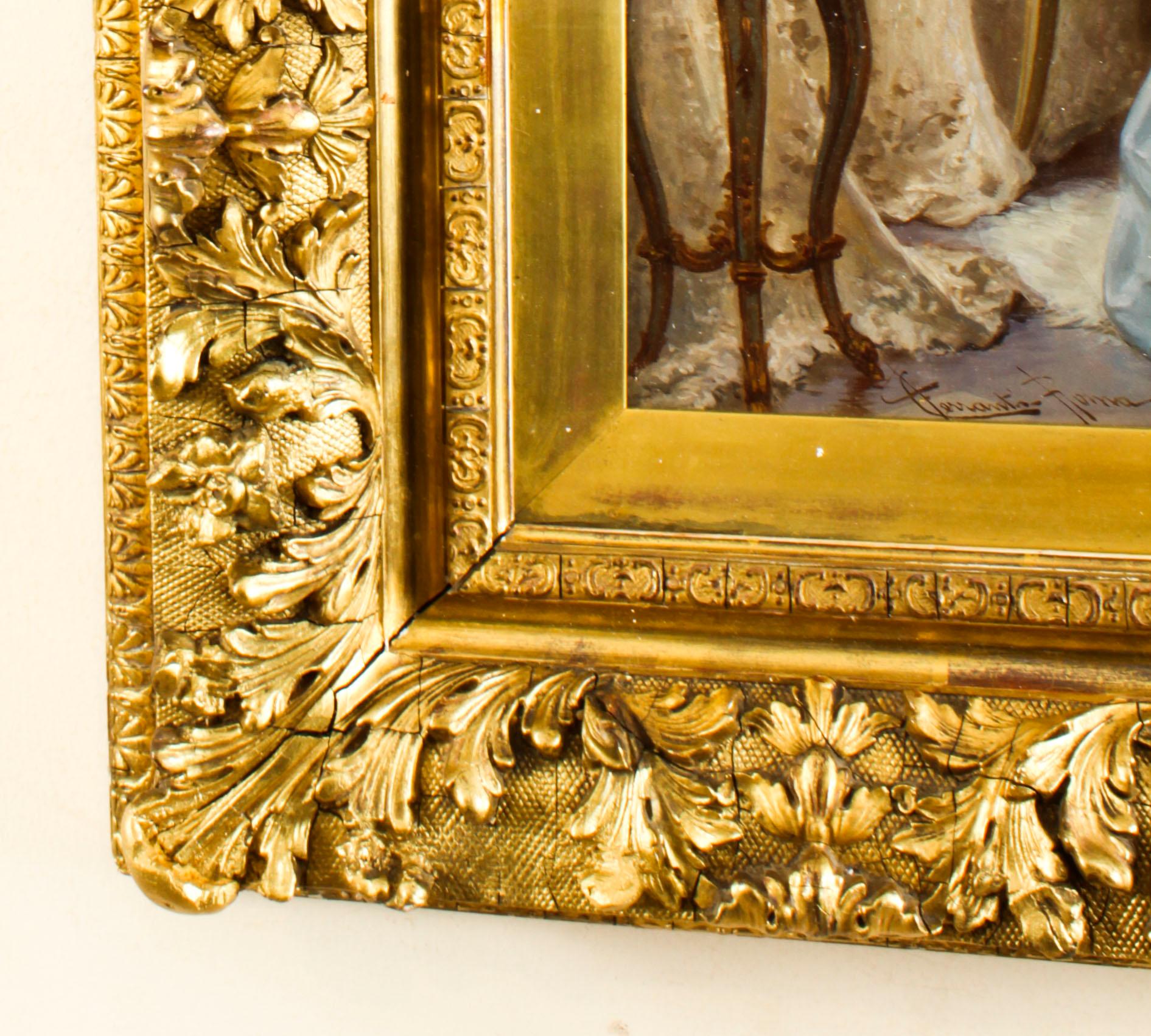 Antique Oil Painting 