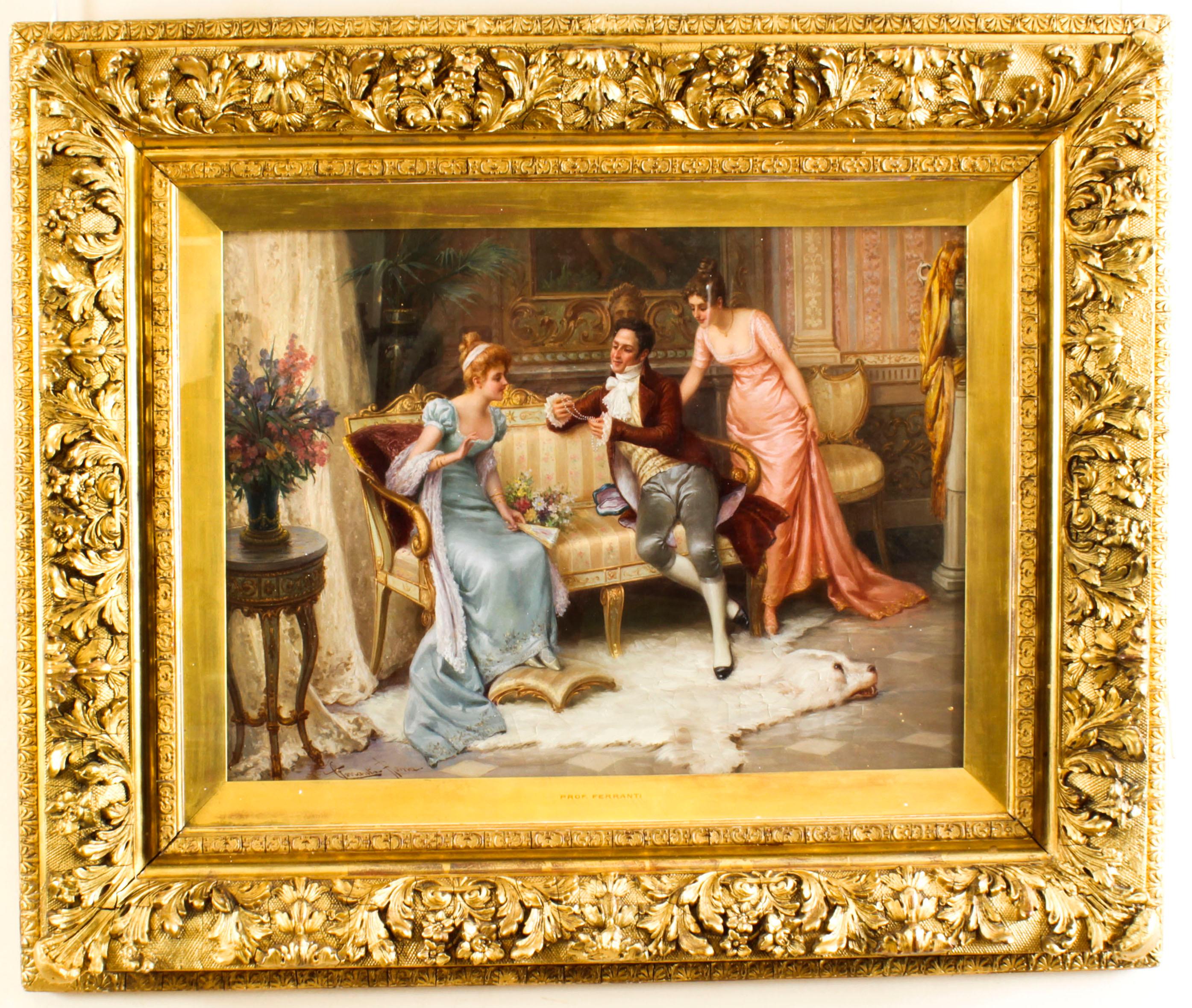 Antique Oil Painting 