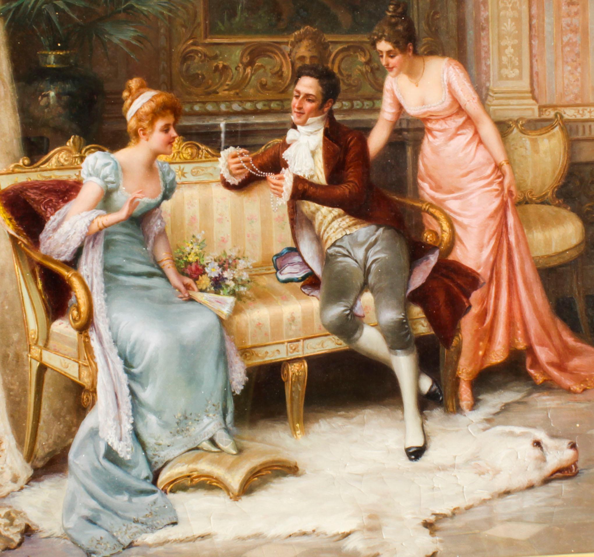 Antique Oil Painting 