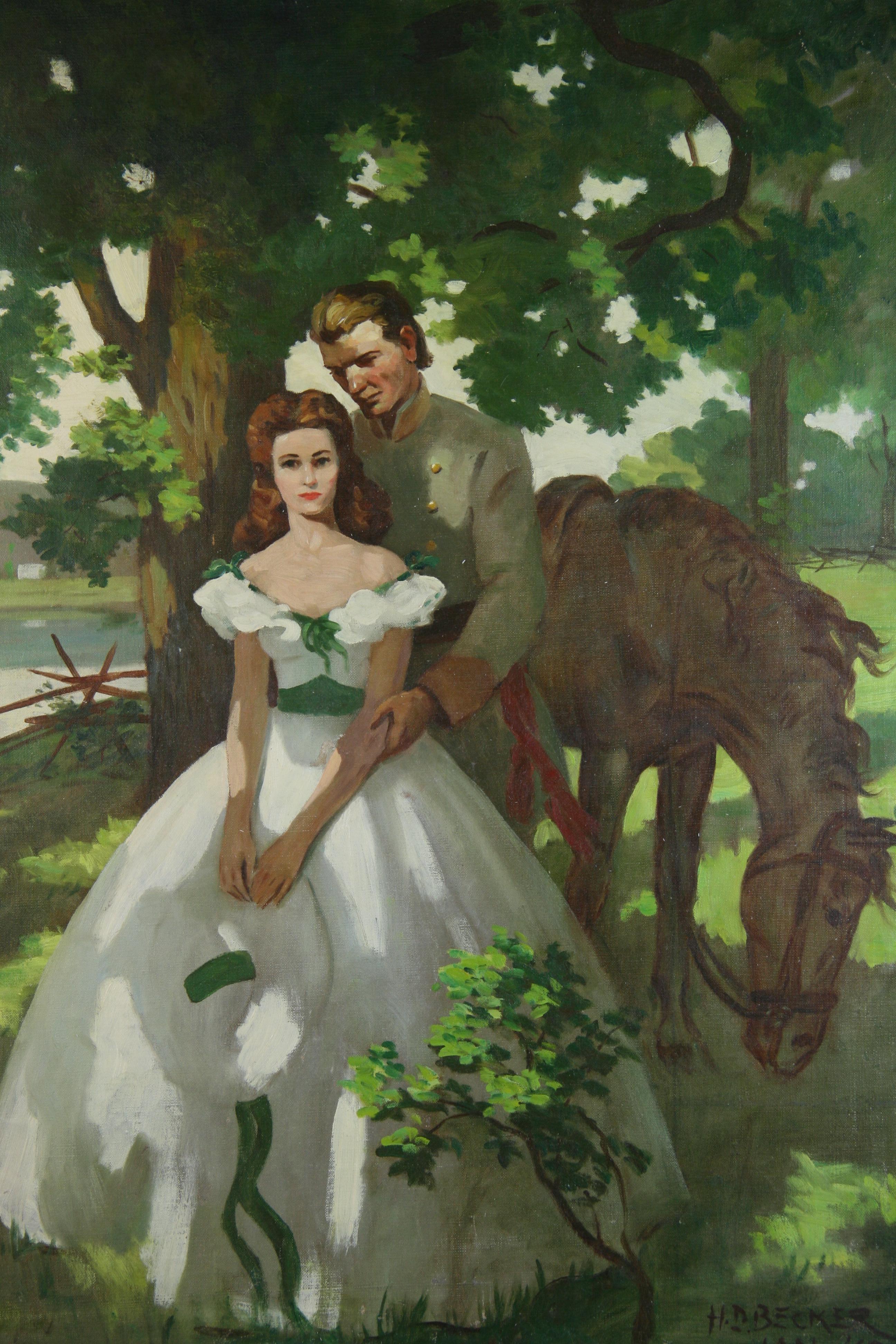 Antique Oil Painting 