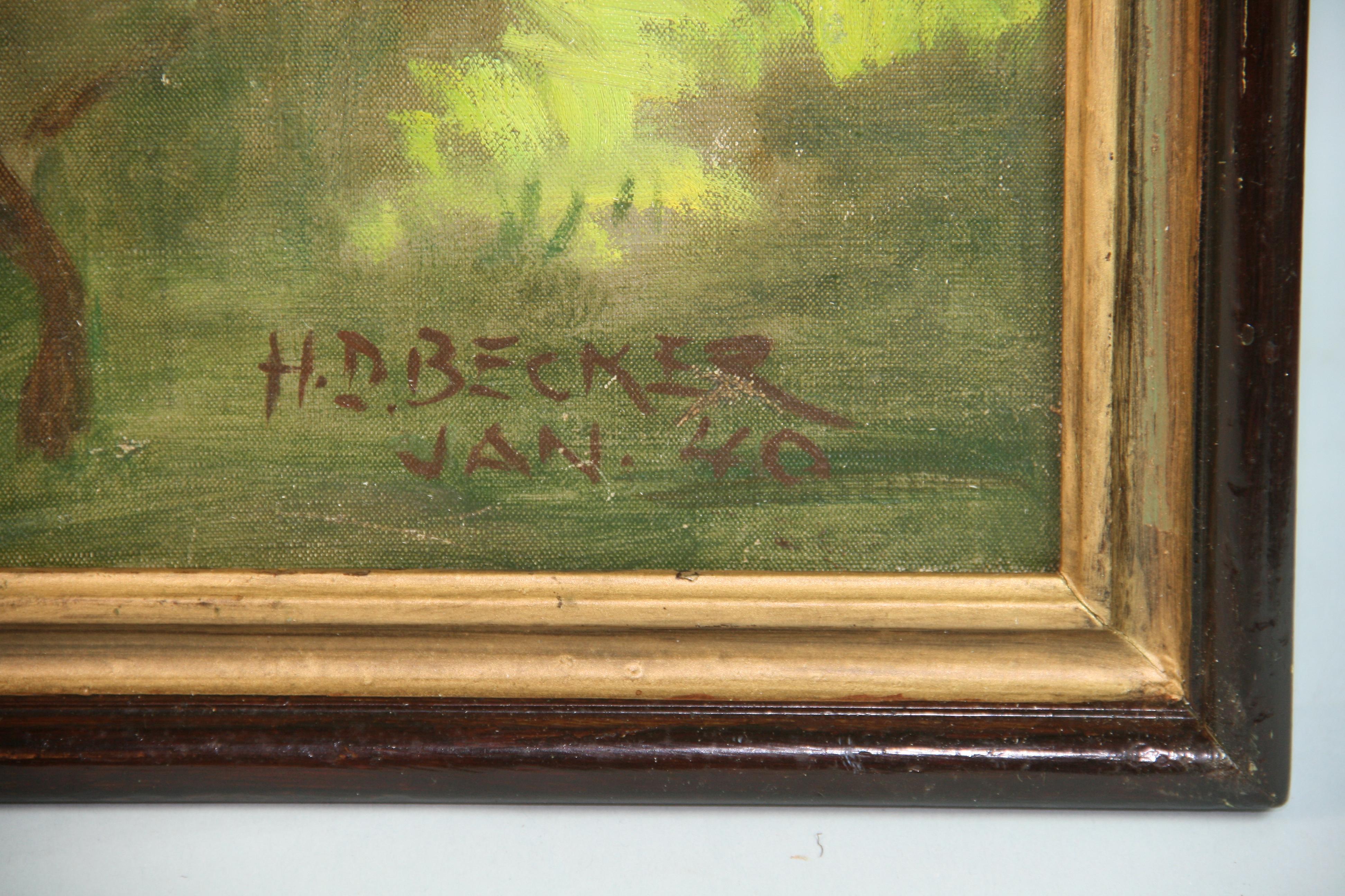 Antique Oil Painting 
