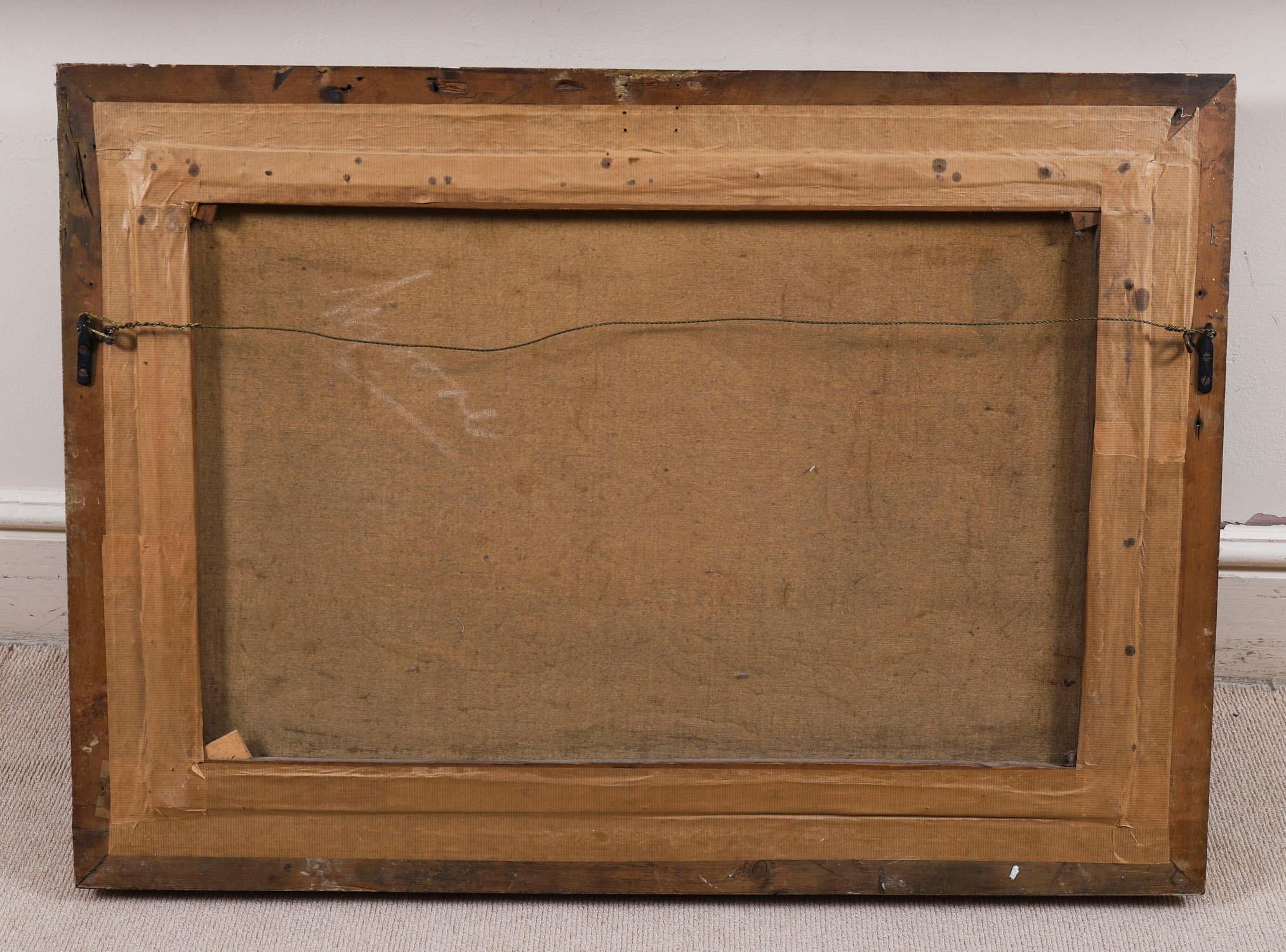 Peinture à l'huile ancienne 