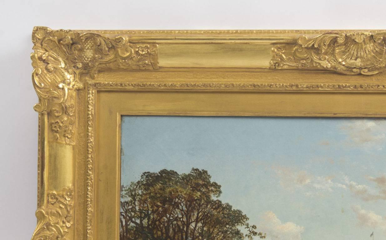 Canvas Antique Oil Painting 