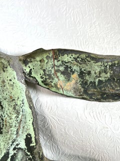 Veleta de caballo antigua del siglo XIX de arte popular americano