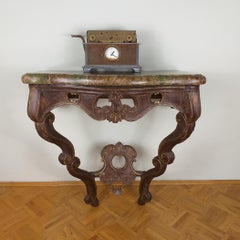 Antique old church console table 19th century Germany