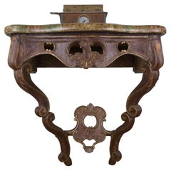 Antique old church console table 19th century Germany 