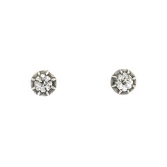 Antique Old-Cut Diamond Earrings 1.29 Carat