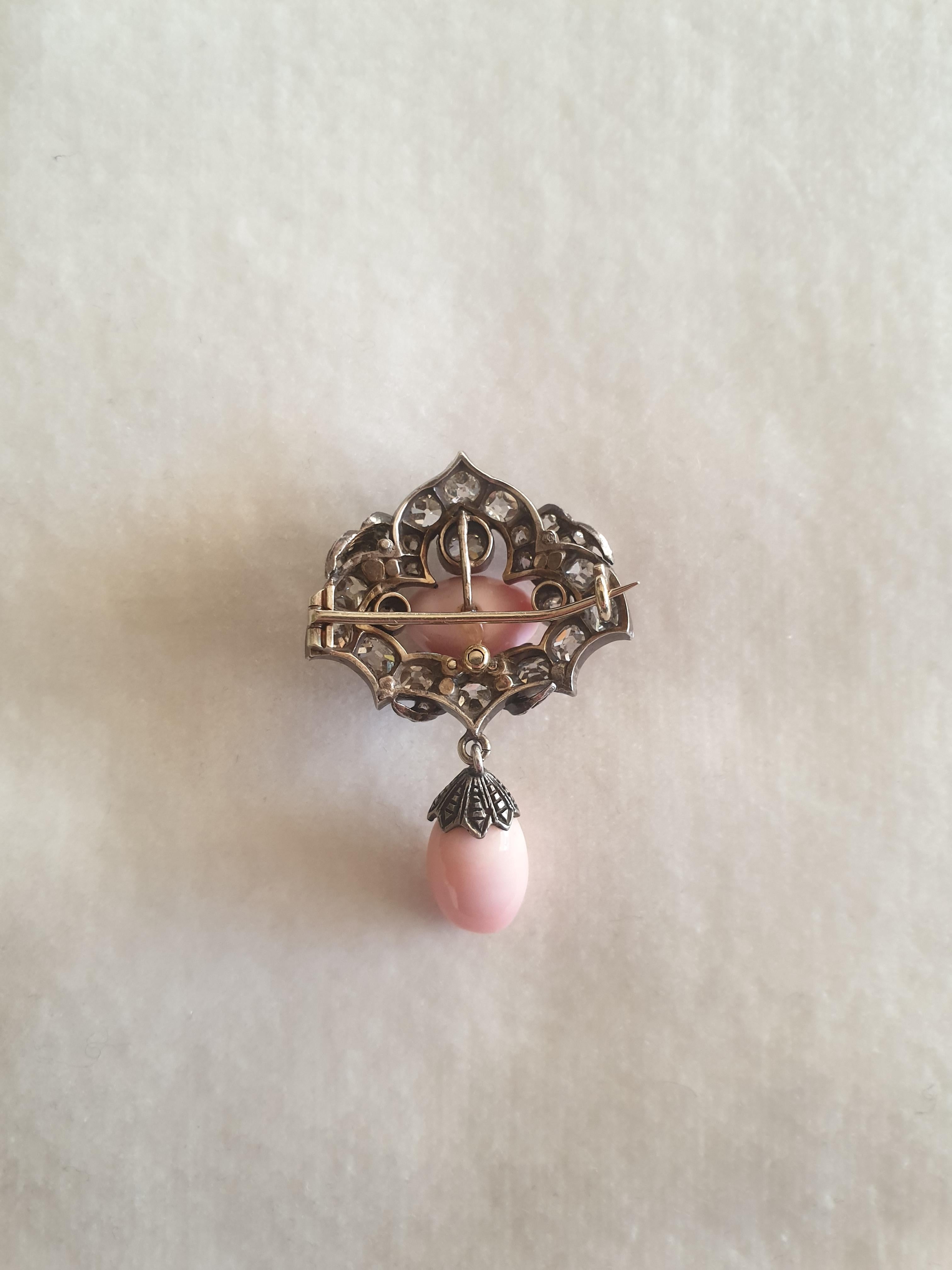 real pearl brooch