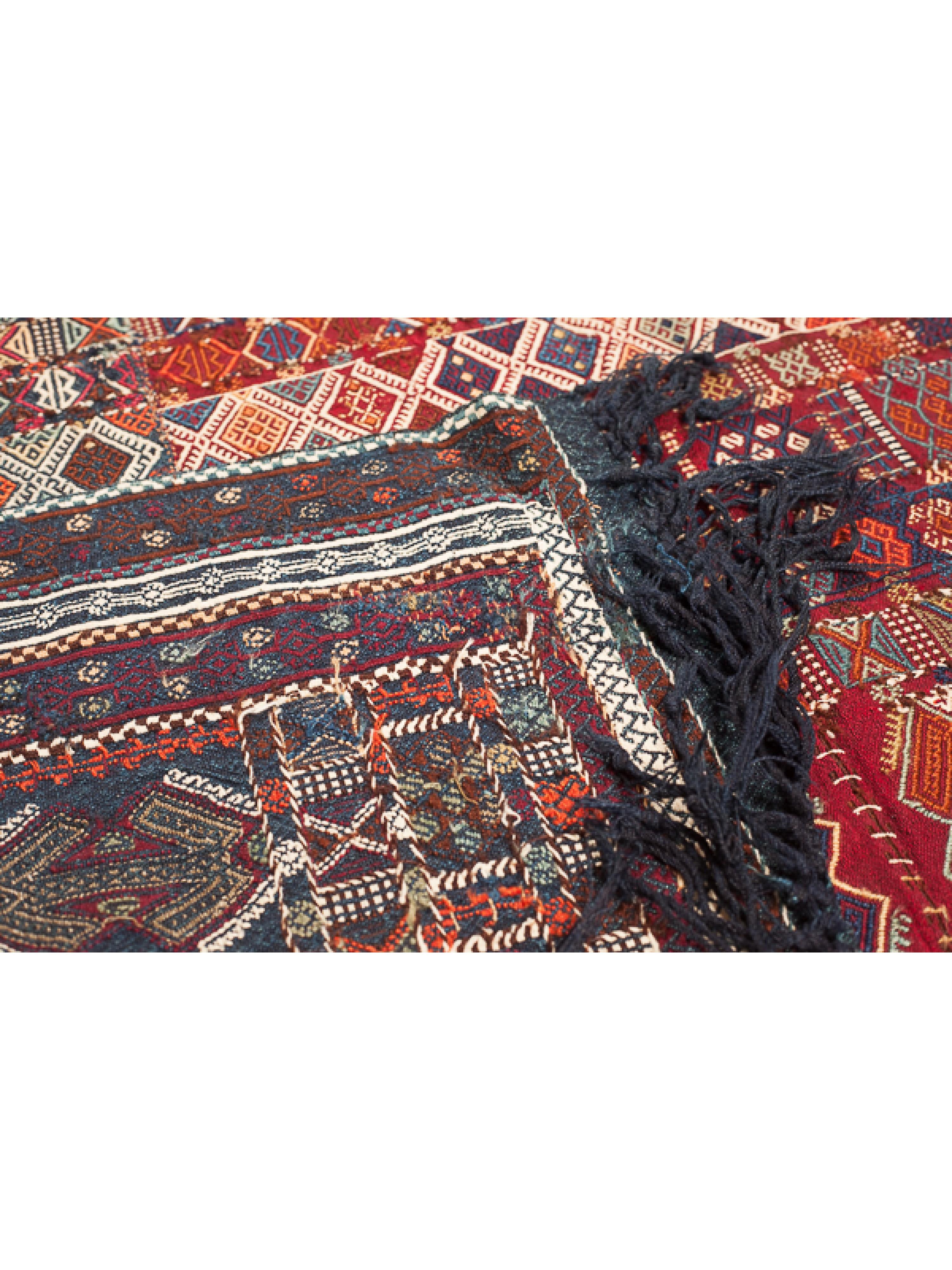 Alfombra antigua de Anatolia oriental Cecim Jejim Kilim Jijim Cicim Alfombra turca de lana en Bueno estado para la venta en Tokyo, JP