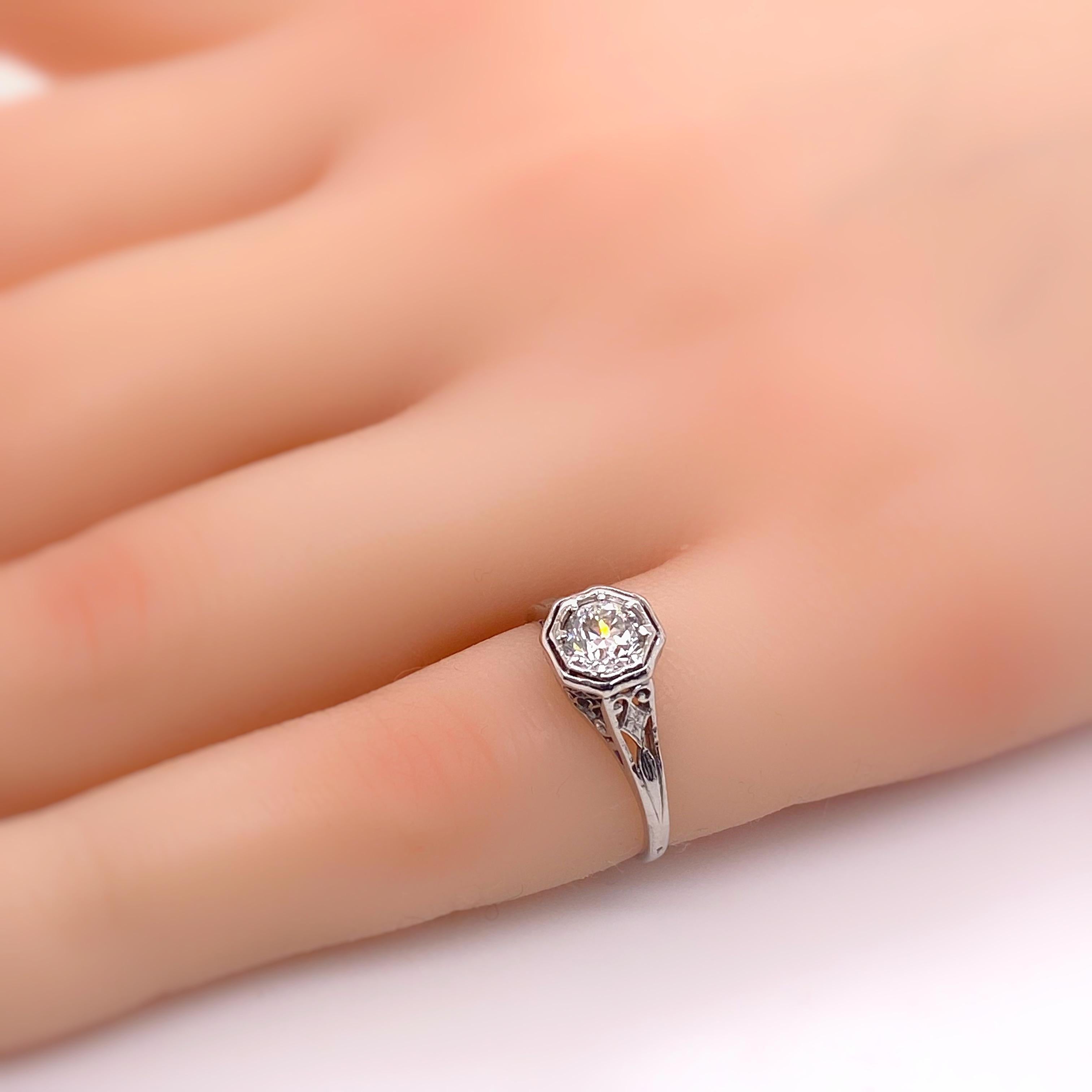 0.55 carat diamond ring