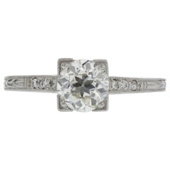 Vintage Old European Diamond Engagement Ring