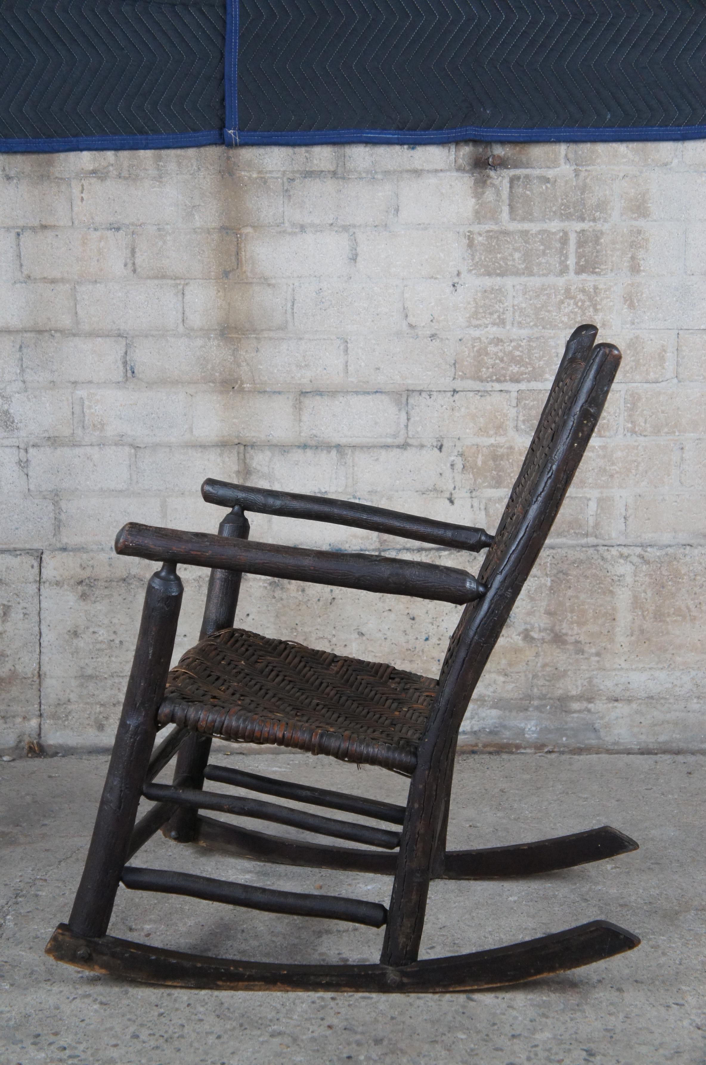 vintage cracker barrel rocking chairs