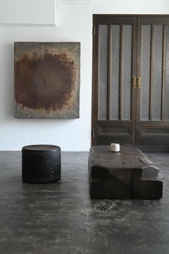Antico tavolino basso giapponese in legno / XX secolo / Espositore / TA141