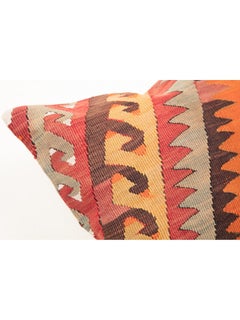 Antique & Old Kilim Cushion Cover, Anatolian Yastik Turkish Modern Pillow KC3034