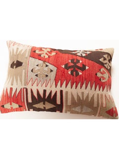 Antique & Old Kilim Cushion Cover, Anatolian Yastik Turkish Modern Pillow KC3544