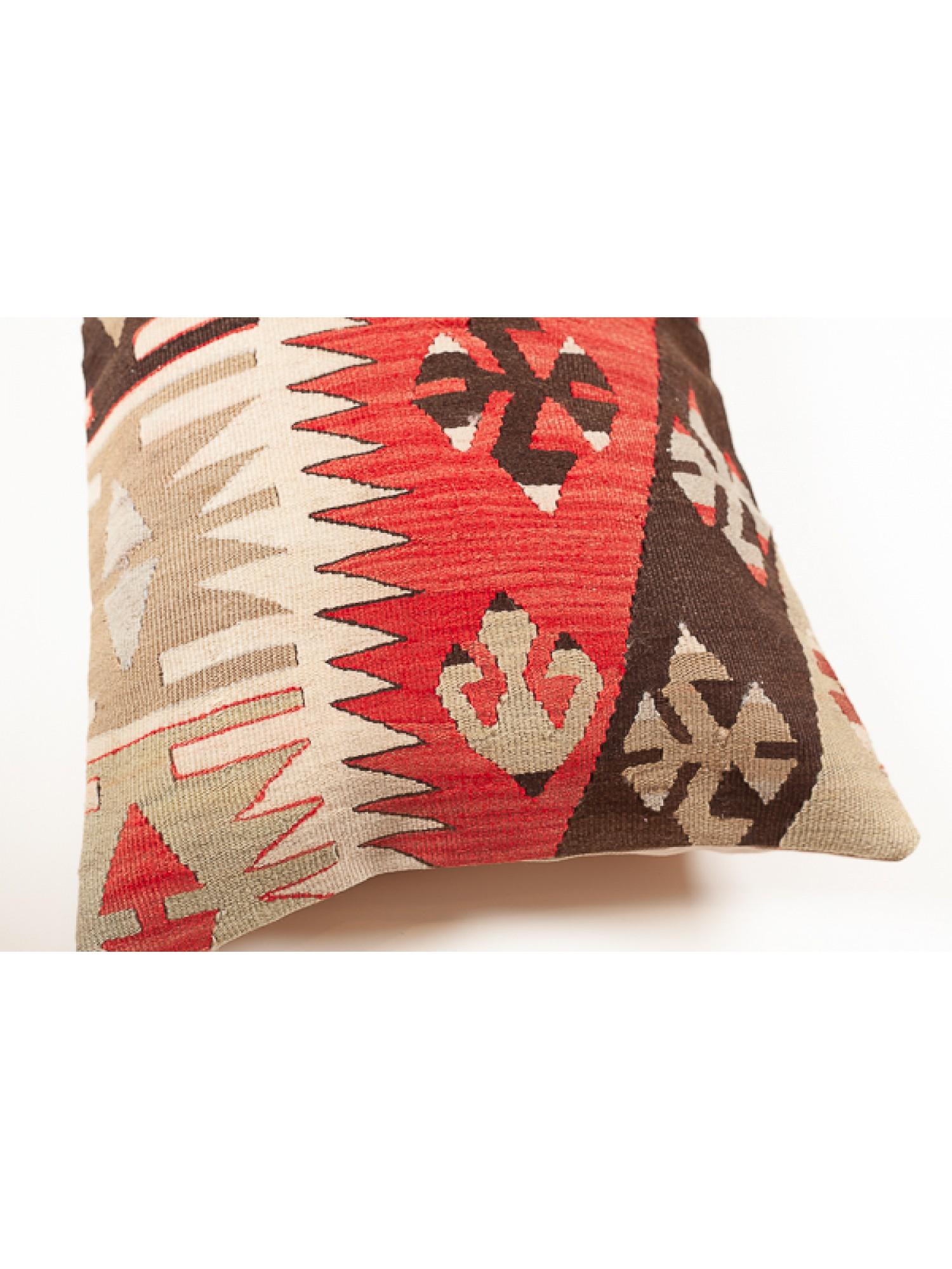 Turc Coussin coussin Kilim antique et ancien, coussin moderne turc Yastik d'Anatolie KC3544 en vente