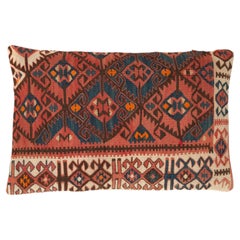 Antique & Old Kilim Cushion Cover Rectangular Yastik Turkish Modern Pillow 4132