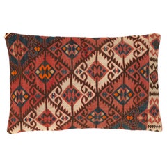 Antique & Old Kilim Cushion Cover Rectangular Yastik Turkish Modern Pillow 4135