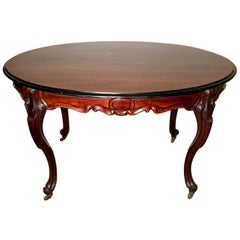 Antique Old Louisiana Rosewood Table, circa 1840
