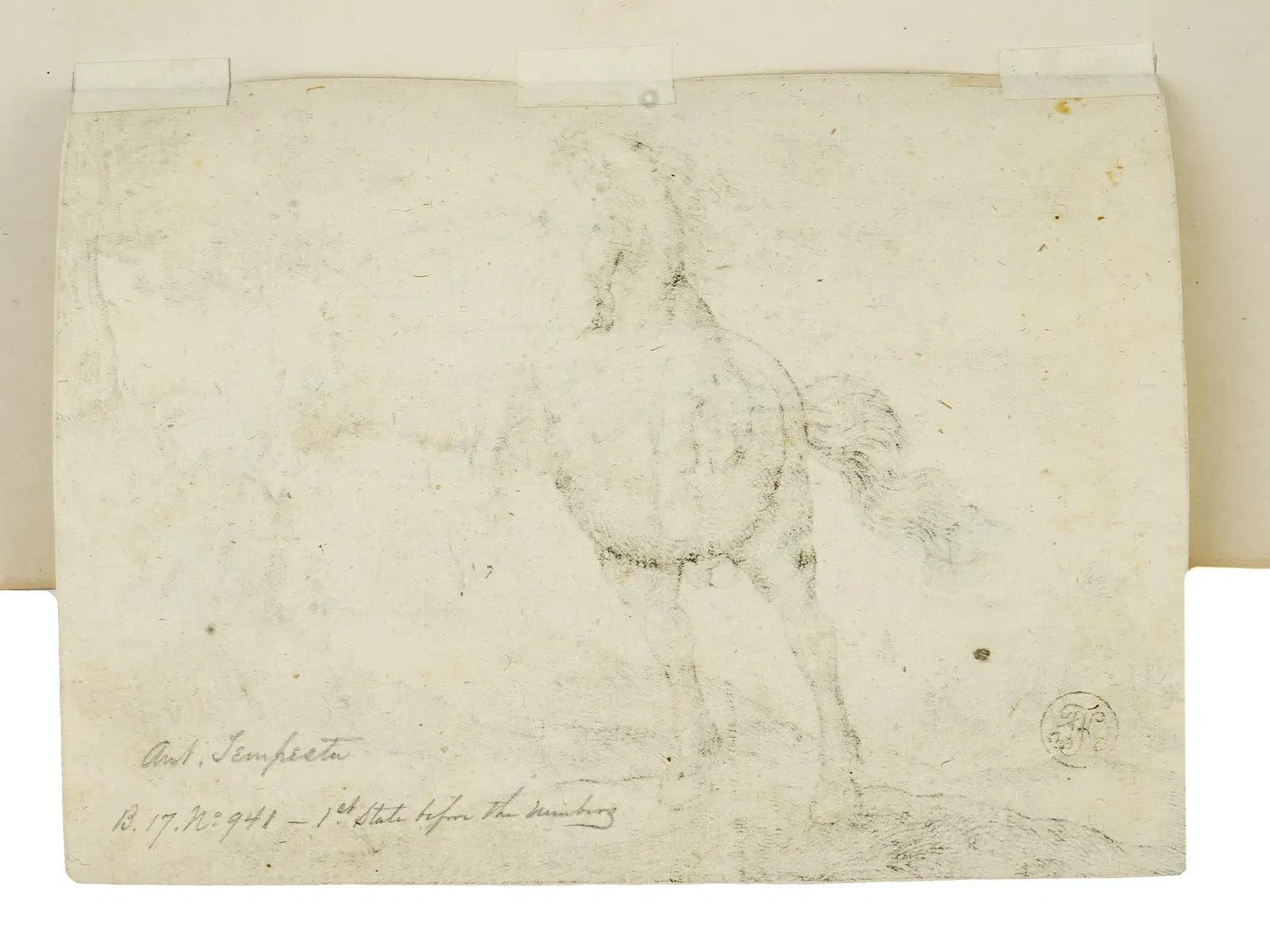 Grabados antiguos de Antonio Tempesta c. 1590 sobre papel en venta 6