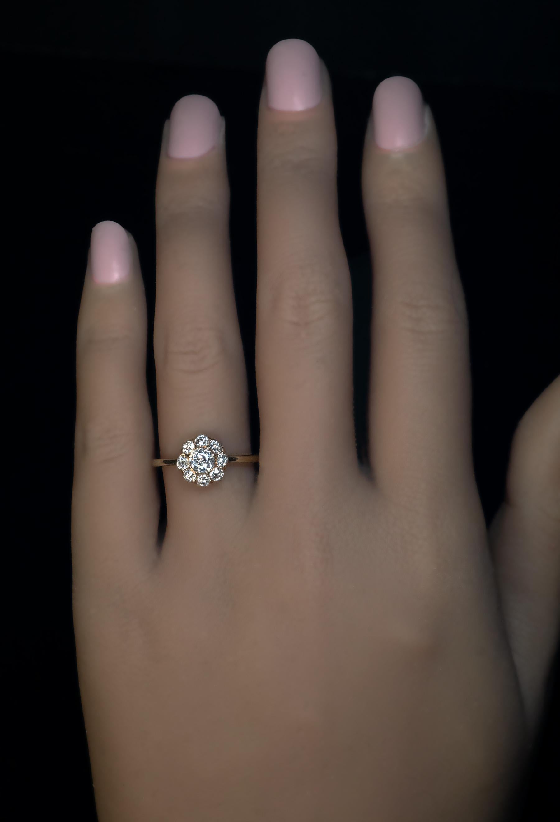 antique mine cut diamond
