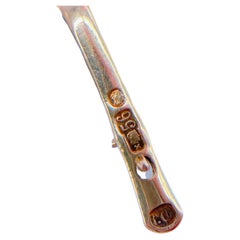 Antique Old Mine Cut Diamond Russian Gold Earrings