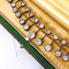 Antique Old Mine Diamond Necklace