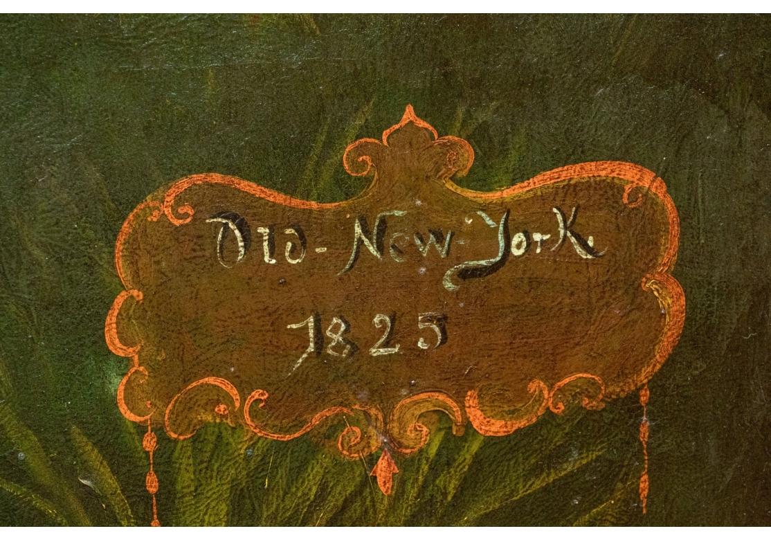 Antiguo biombo pintado 