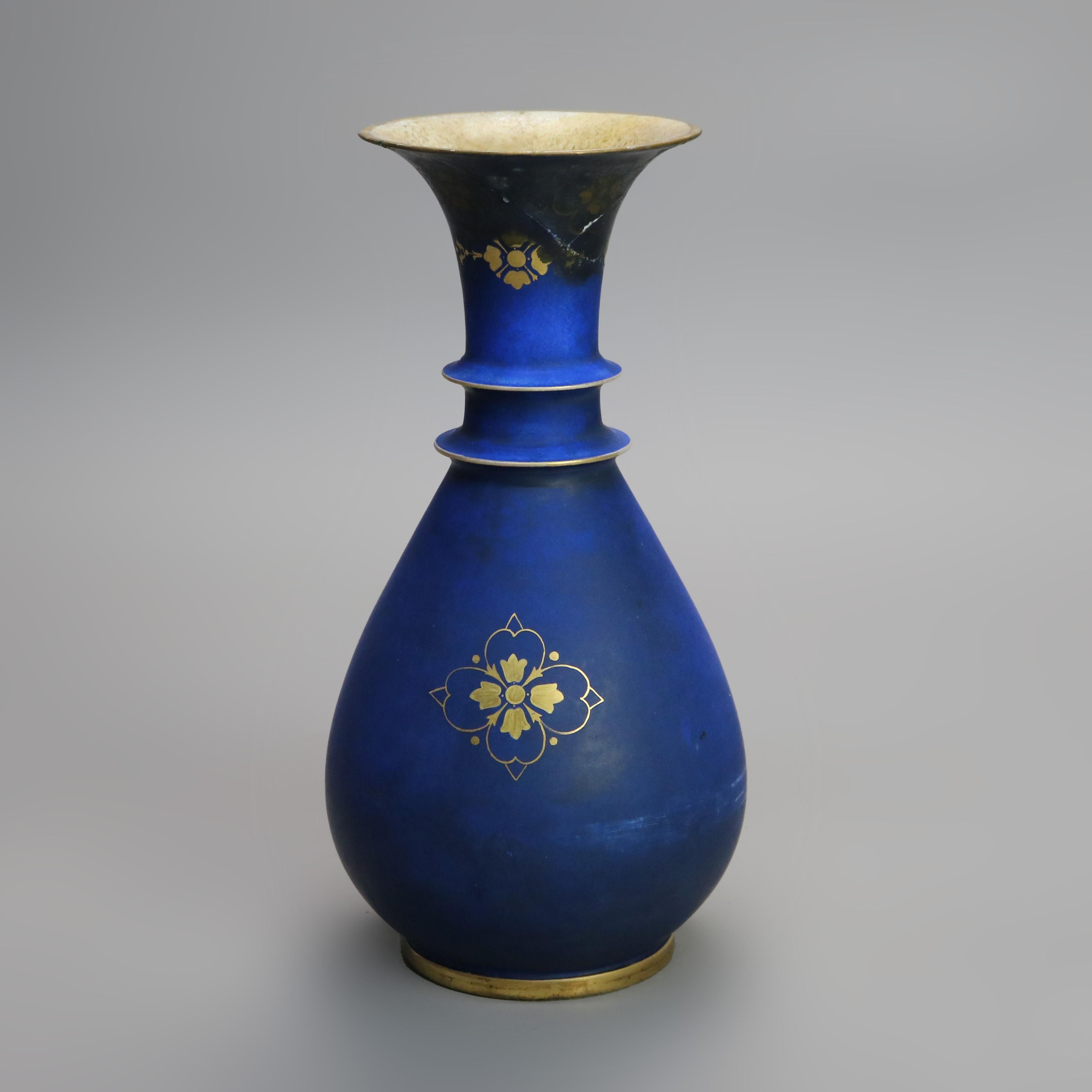 Antike Old Paris Hand gemalt Porzellan Porträt Vase C1890 im Angebot 2