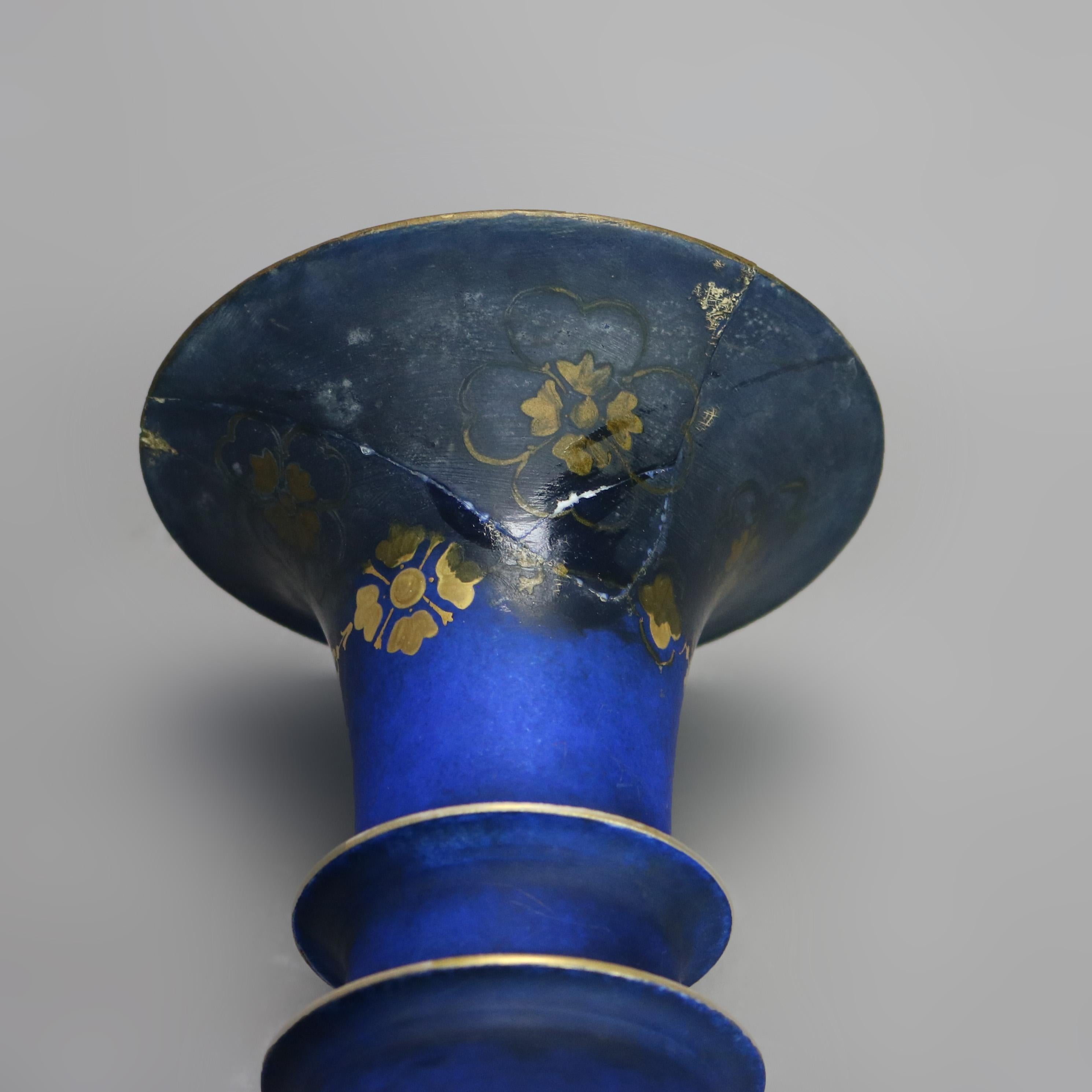 Antike Old Paris Hand gemalt Porzellan Porträt Vase C1890 im Angebot 5