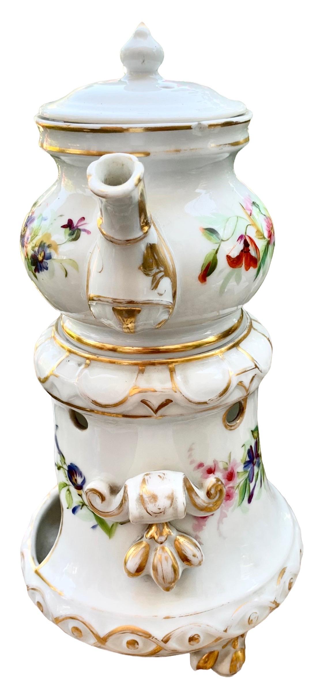 Antique French Porcelain Veilleuse 4