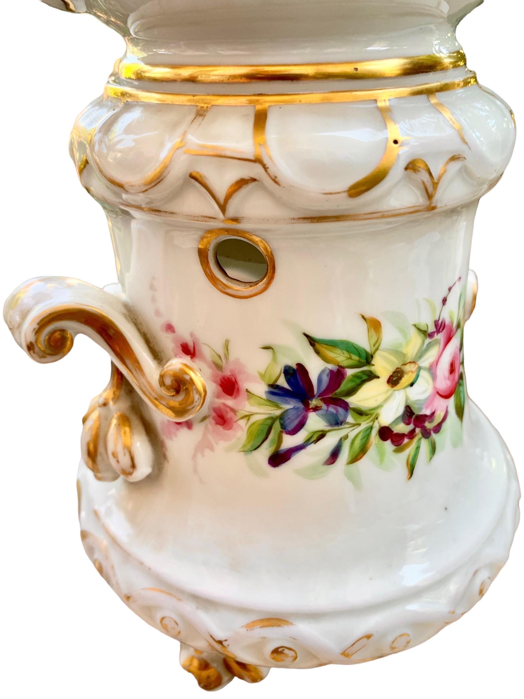 Antique French Porcelain Veilleuse 6
